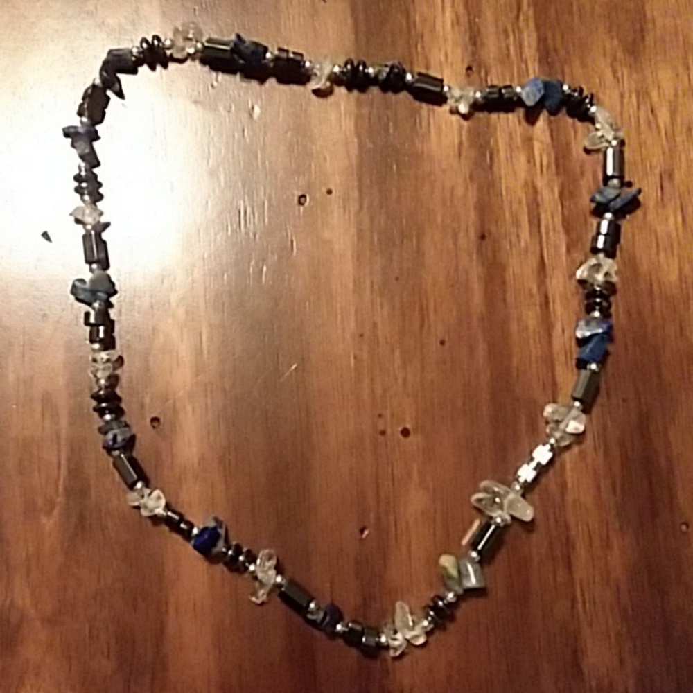 Cute hematite necklace